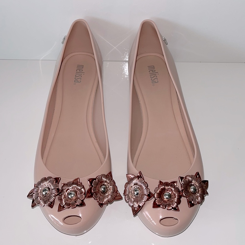 Original Melissa Ultragirl Flower Chrom Size 8